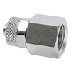 Tube connector G1/4 female for tube 8 mm (brass nickel-plated) Tube connector G1/4 female for tube 8 mm (brass nickel-plated)
