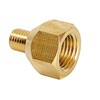 Reducer M8x1 male x G1/4 female (brass) Reducer M8x1 male x G1/4 female (brass)