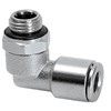 Tube connector G1/8 male for tube 6 mm 90 Deg - rotary type Tube connector G1/8 male for tube 6 mm 90 Deg - rotary type