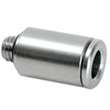Tube connector M6 male for tube 6 mm straight (brass nickel-plated) Tube connector M6 male for tube 6 mm straight (brass nickel-plated)