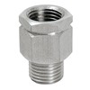 Oil retaining valve G1/4 male x G1/4 female up to +60 Deg C (stainless Oil retaining valve G1/4 male x G1/4 female up to +60 Deg C (stainless
