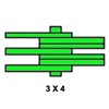 BL1034 1 1/4" 3x4 Leaf Chain Per Mtr BL1034 1 1/4" 3x4 Leaf Chain Per Mtr