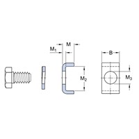 MS3052-48 SKF Locking clip for KML nut
