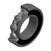 6301-2RS SNR Deep groove ball bearing contact seals on both sides