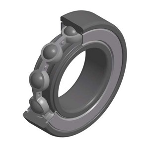 6206-2RS SNR Deep groove ball bearing contact seals on both sides
