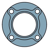 FYC 505 SKF Round flanged housing