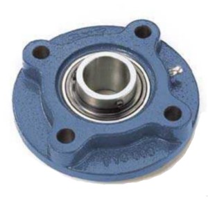 FYC 35 TF SKF Round flanged housing with grub screw locking