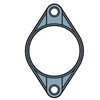 FYTB 503 M SKF Two bolt oval flanged housing only FYTB 503 M SKF Two bolt oval flanged housing only