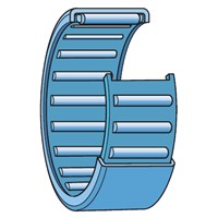 HK2216 SKF drawn cup needle roller bearing with open ends