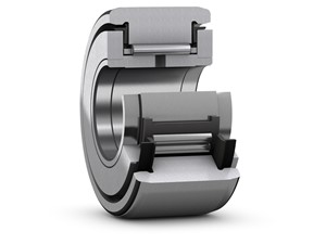 NATR 12 PPXA SKF track roller, with flange rings, with an inner ring