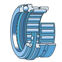 NKX 20 SKF needle roller and thrust bearing, for heavey axial loads