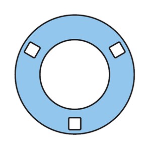 PF52 SKF Round flanged pressed steel (housing only)