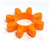 ROTEX 42/92 Spider Insert 92 Shore Insert Yellow/Orange