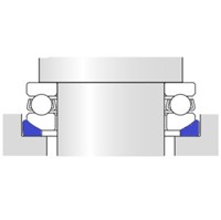 U204 SKF thrust ball bearing seating washer
